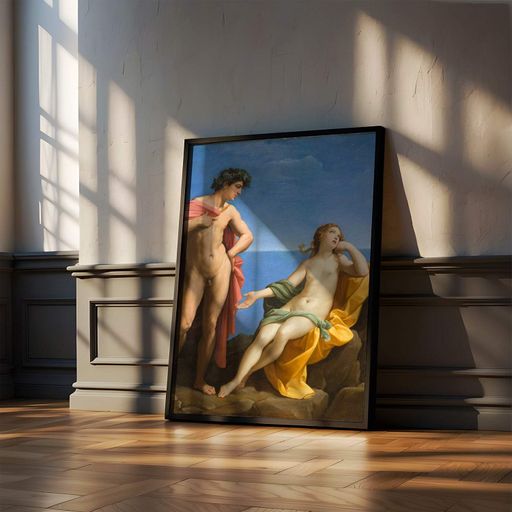 Постер Roomy "Bacchus and Ariadne" Белая рамка с антибликовым стеклом A1 (84.1x59.4 cm.) (1297361)
