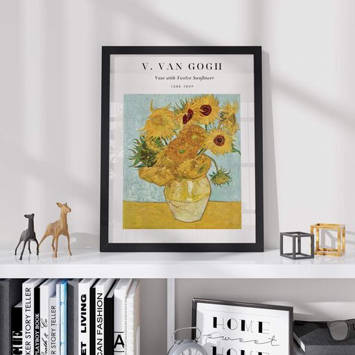 Постер Roomy "Van Gogh Sunflowers" Без рамки A4 (29.7x21 cm) (1297367)