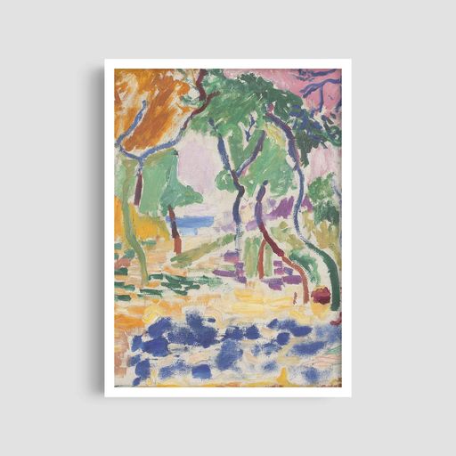 Постер Roomy "Collioure" Чорна рамка з глянцевим склом A4 (29.7x21 cm) (1297375)