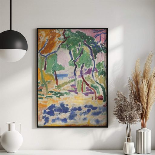 Постер Roomy "Collioure" Чорна рамка з глянцевим склом A4 (29.7x21 cm) (1297375)