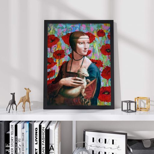 Постер Roomy "Lady with Ermine" Без рамки A4 (29.7x21 cm) (1297418)