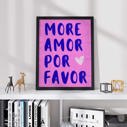 Постер Roomy "More Amor" Без рамки A1 (84.1x59.4 cm.) (1297643)