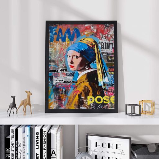 Постер Roomy "Girl with Pearl Earring" Без рамки A1 (84.1x59.4 cm.) (1297672)