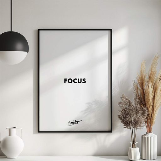Постер Roomy "Focus White" Белая рамка с антибликовым стеклом A3 (42x29.7 cm) (1297760)