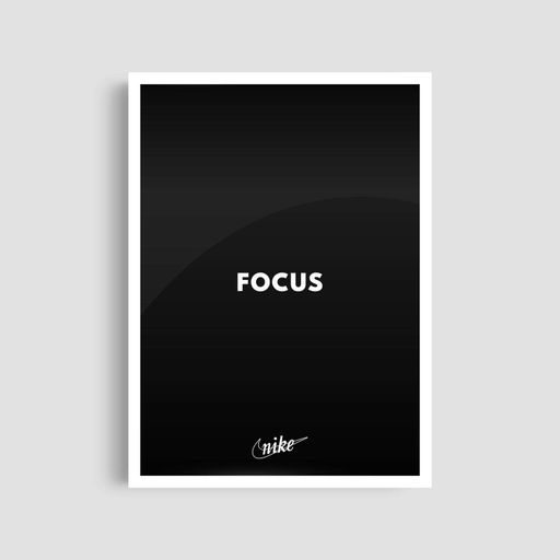 Постер Roomy "Focus Black" Черная рамка с глянцевым стеклом A3 (42x29.7 cm) (1297772)