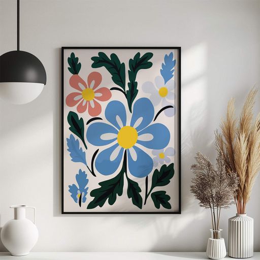 Постер Roomy "Floral Bouquet 1" Без рамки A1 (84.1x59.4 cm.) (1298045)