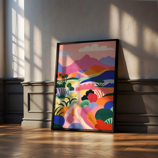Постер Roomy "Colorful Landscape" Без рамки A3 (42x29.7 cm) (1298093)