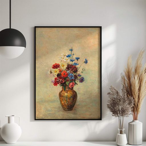 Постер Roomy "Rustic Bouquet" Черная рамка с антибликовым стеклом A4 (29.7x21 cm) (1298482)