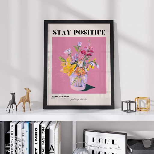 Постер Roomy "Stay Positive" Без рамки A3 (42x29.7 cm) (1298538)