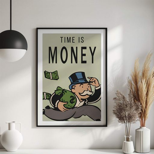 Постер Roomy "Time Is Money" Без рамки A3 (42x29.7 cm) (1298587)