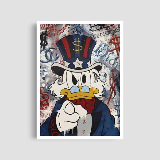 Постер Roomy "Uncle Sam" Черная рамка с глянцевым стеклом A3 (42x29.7 cm) (1298809)