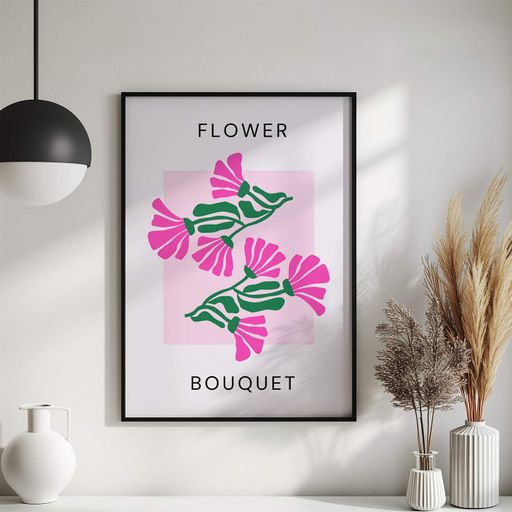 Постер Roomy "Floral Bouquet" Без рамки A1 (84.1x59.4 cm.) (1298902)