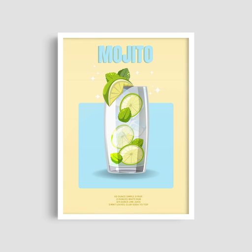 Постер Roomy "Mojito Fresh" Без рамки A4 (29.7x21 cm) (1298994)