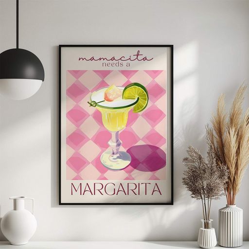 Постер Roomy "Margarita Sassy" Біла рамка з антибліковим склом A4 (29.7x21 cm) (1299105)