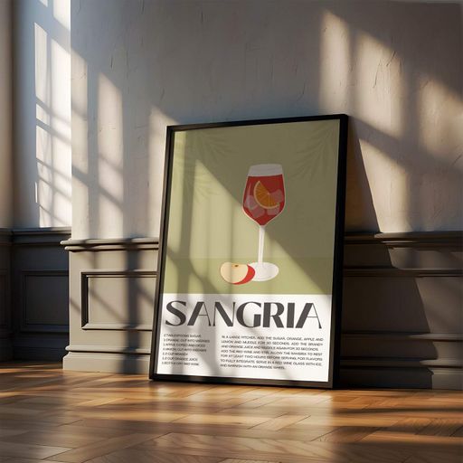 Постер Roomy "Sangria 1" Без рамки A4 (29.7x21 cm) (1299111)