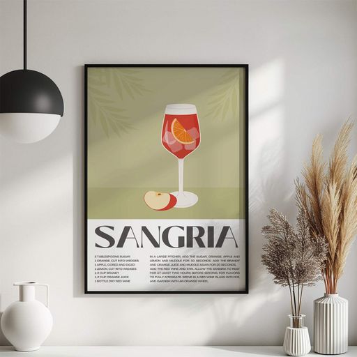 Постер Roomy "Sangria 1" Без рамки A4 (29.7x21 cm) (1299111)