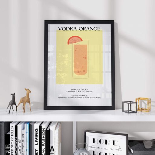 Постер Roomy "Vodka Orange" Без рамки A2 (59.4x42 cm.) (1299414)