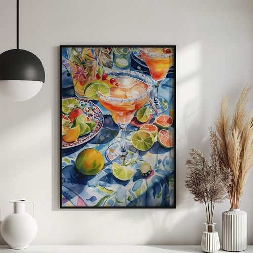Постер Roomy "Fruit Punch" Чорна рамка з антибліковим склом A3 (42x29.7 cm) (1299599)