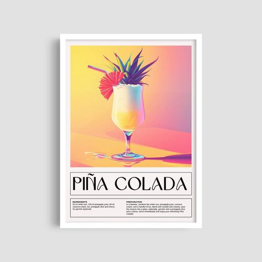 Постер Roomy "Pina Colada" Без рамки A3 (42x29.7 cm) (1299600)