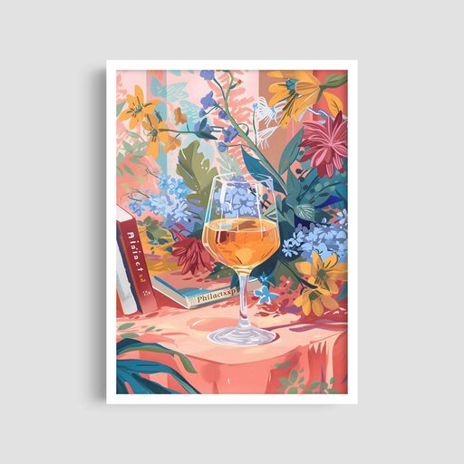 Постер Roomy "Tropical Cocktail" Черная рамка с антибликовым стеклом A3 (42x29.7 cm) (1299697)