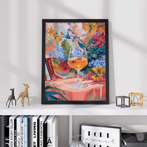 Постер Roomy "Tropical Cocktail" Черная рамка с антибликовым стеклом A3 (42x29.7 cm) (1299697)