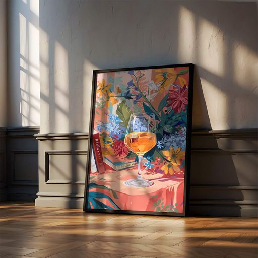 Постер Roomy "Tropical Cocktail" Черная рамка с антибликовым стеклом A3 (42x29.7 cm) (1299697)