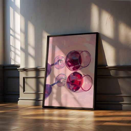 Постер Roomy "Wine Glasses" Без рамки A3 (42x29.7 cm) (1299720)