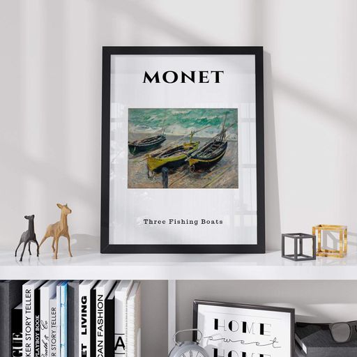 Постер Roomy "Three Boats" Без рамки A3 (42x29.7 cm) (1299861)