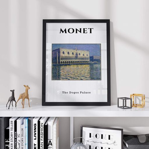 Постер Roomy "Doges Palace" Черная рамка с антибликовым стеклом A1 (84.1x59.4 cm.) (1299992)