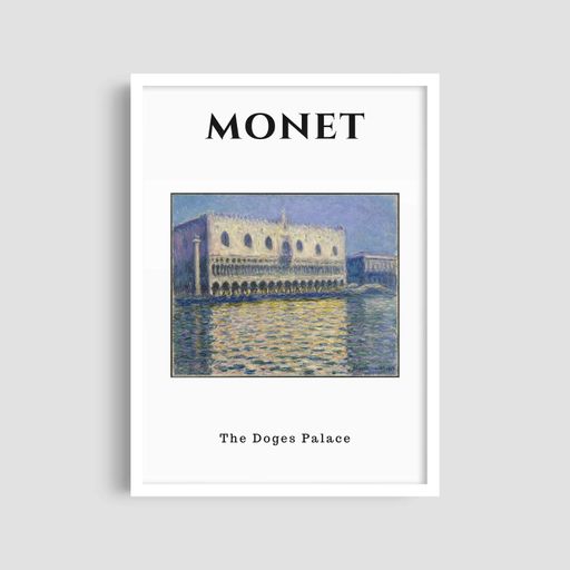 Постер Roomy "Doges Palace" Белая рамка с глянцевым стеклом A3 (42x29.7 cm) (1299996)