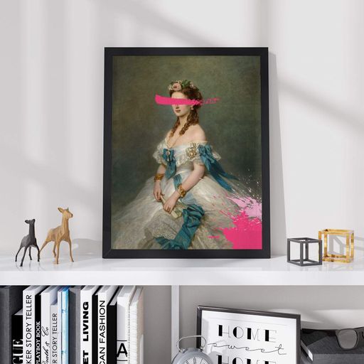 Постер Roomy "Queen of Hearts" Чорна рамка з глянцевим склом A3 (42x29.7 cm) (1300453)