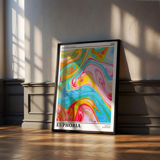 Постер Roomy "Euphoria Colors" Без рамки A3 (42x29.7 cm) (1300599)