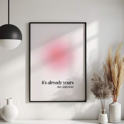 Постер Roomy "Already Yours 2" Біла рамка з антибліковим склом A1 (84.1x59.4 cm.) (1300783)