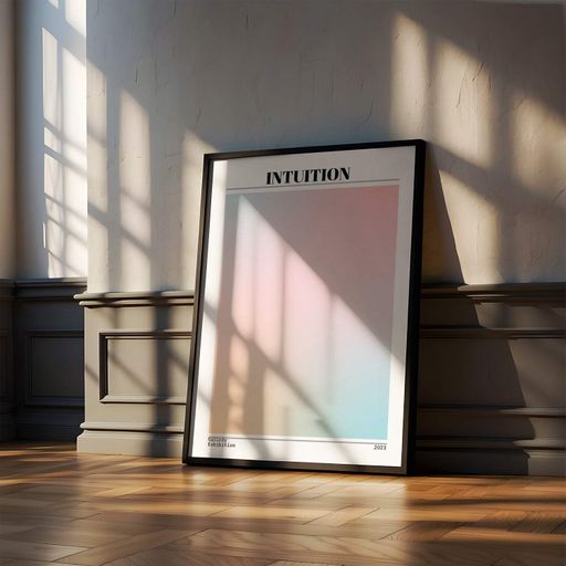 Постер Roomy "Intuition" Біла рамка з антибліковим склом A3 (42x29.7 cm) (1300901)