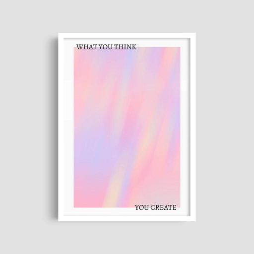 Постер Roomy "What You Think" Без рамки A3 (42x29.7 cm) (1301143)