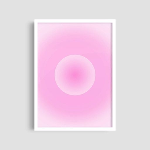 Постер Roomy "Pink Circle" Без рамки A2 (59.4x42 cm.) (1301281)