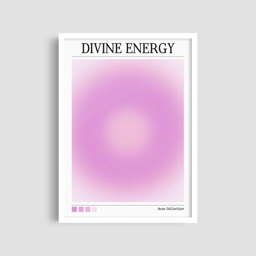 Постер Roomy "Divine Energy 2" Белая рамка с антибликовым стеклом A3 (42x29.7 cm) (1301432)