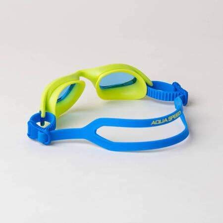 Очки для плавания Aqua Speed TORRENT 61456 желтый, голубой Уни OFSM 5905718614561 (1302129)