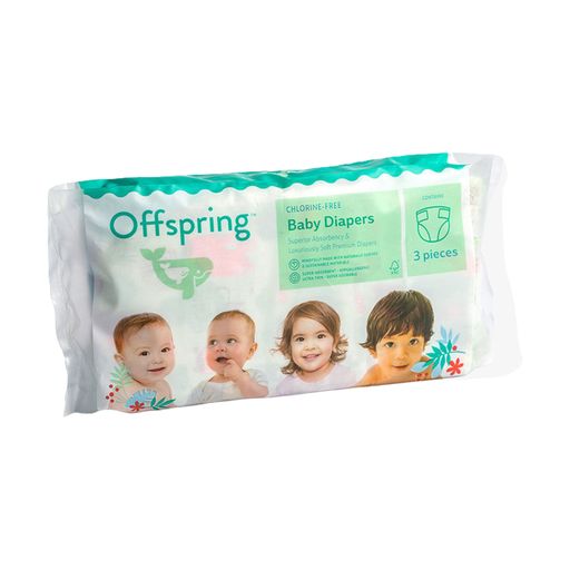 Підгузки Offspring розмір M (6-10 кг), 3 шт
