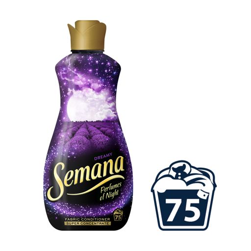 Кондиционер для белья Semana Perfumes of Night Dreamy, 75 стирок, 1.65 л
