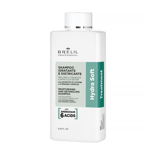 Увлажняющий шампунь для волос Brelil Hydra Soft Treatment Moisturising And Detangling Shampoo