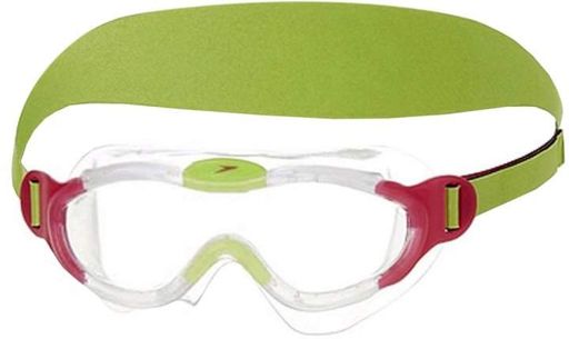 Окуляри для плавання Speedo SEA SQUAD MASK JU Рожевий, Зелений Діт OSFM (8-087638028) (1306335)