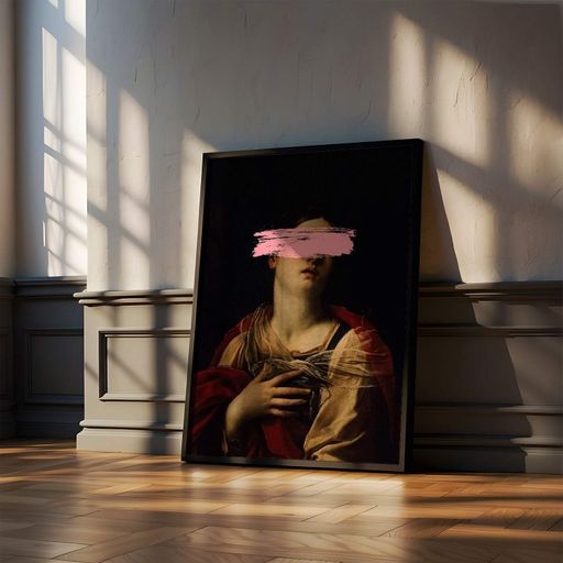 Постер Roomy "Blind Faith" Чорна рамка з антибліковим склом A1 (84.1x59.4 cm.) (1308917)