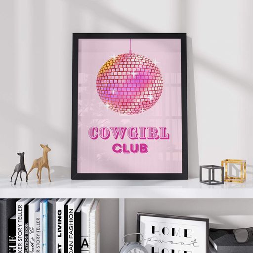 Постер Roomy "Cowgirl Club" Без рамки A4 (29.7x21 cm) (1309185)