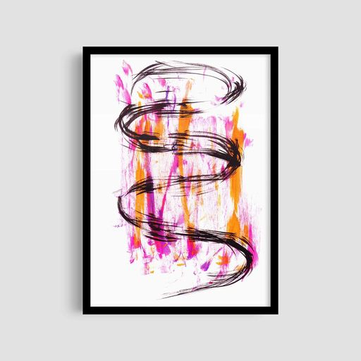Постер Roomy "Violet Swirl" Без рамки A2 (59.4x42 cm.) (1309375)