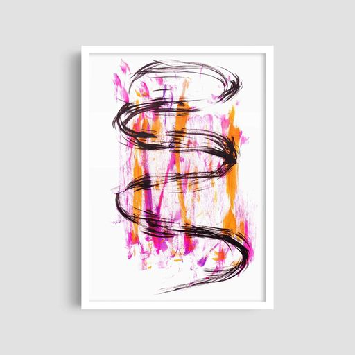 Постер Roomy "Violet Swirl" Без рамки A1 (84.1x59.4 cm.) (1309376)