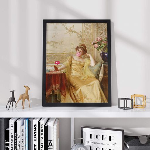 Постер Roomy "Romantic Like" Чорна рамка з антибліковим склом A4 (29.7x21 cm) (1309779)