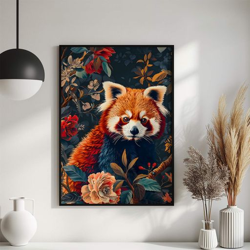 Постер Roomy "Flower Fox" Без рамки A3 (42x29.7 cm) (1310883)