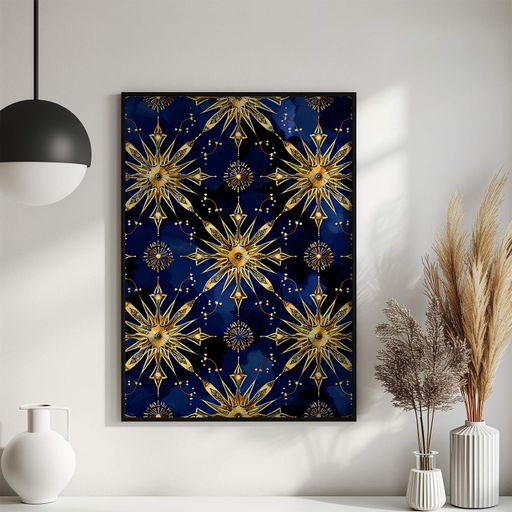 Постер Roomy "Stars Ornament" Без рамки A1 (84.1x59.4 cm.) (1311368)