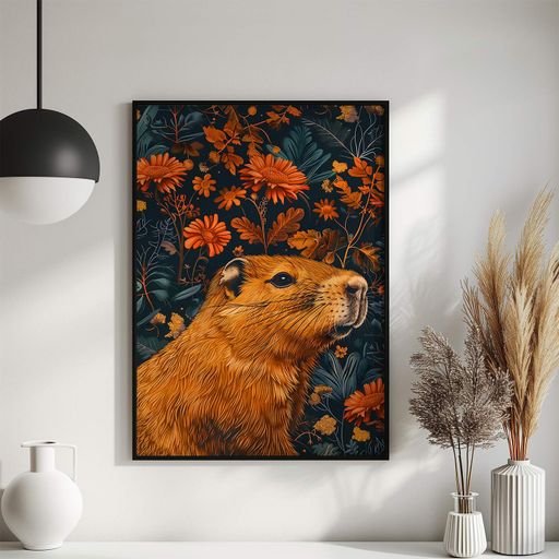 Постер Roomy "Golden Canopy" Черная рамка с глянцевым стеклом A3 (42x29.7 cm) (1311853)